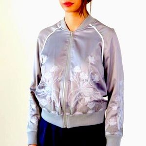 NWT Dance & Marvel Embroidered Bomber Jacket